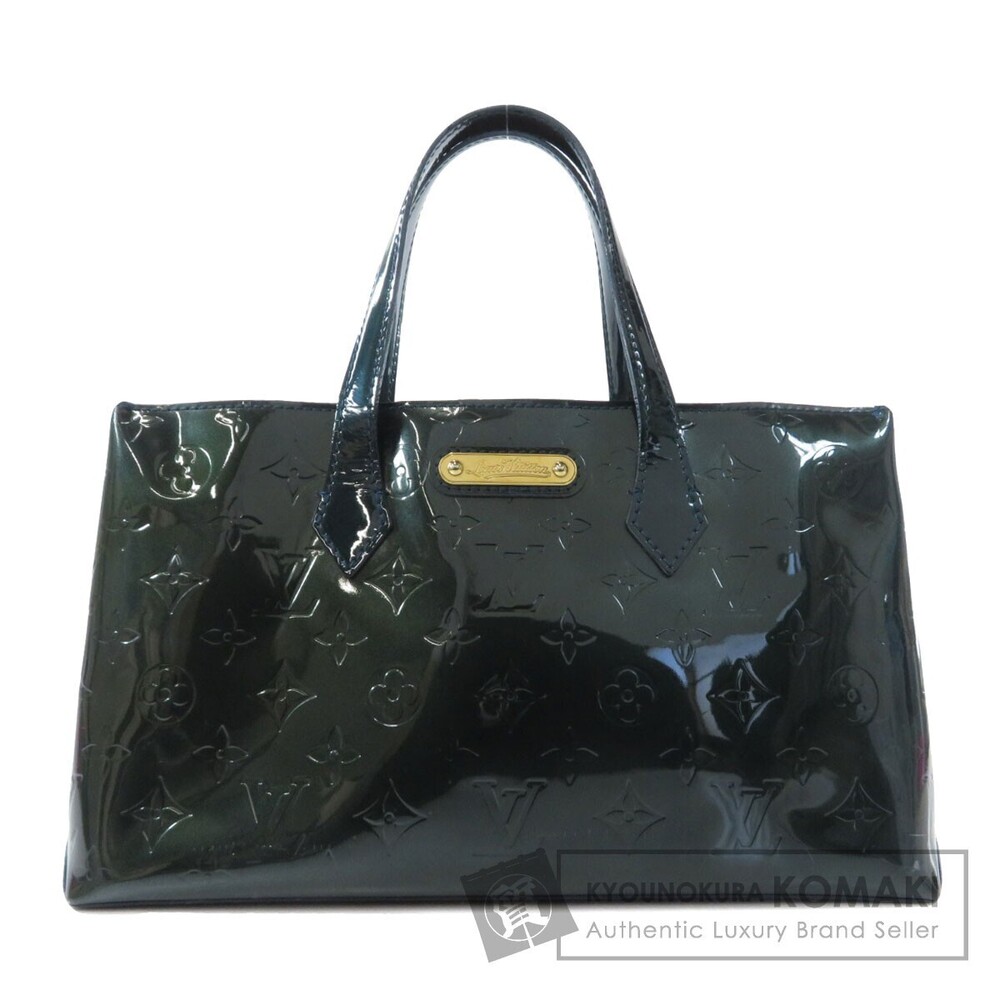 Louis Vuitton Wilshire Handbag Vernis Leather